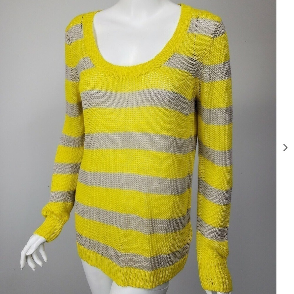 J.crew Striped Linen Knit Sweater. Size XS